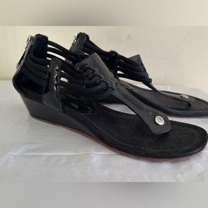 Donald J PLINER leather shoes womens heal flat dress size 8